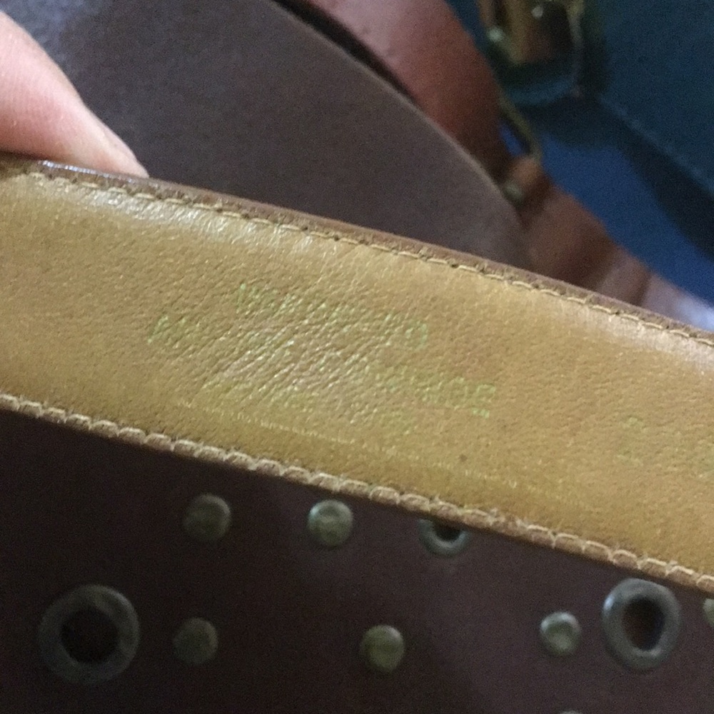 Vintage PIERRE CARDIN Leather Belt - Picture 5 of 5